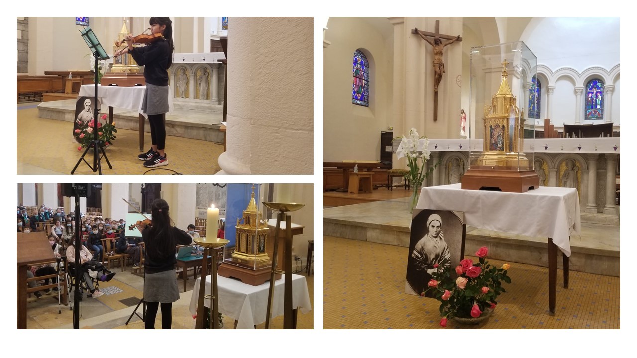Temps de prière autour des reliques de Ste Bernadette le 14 octobre 2021
